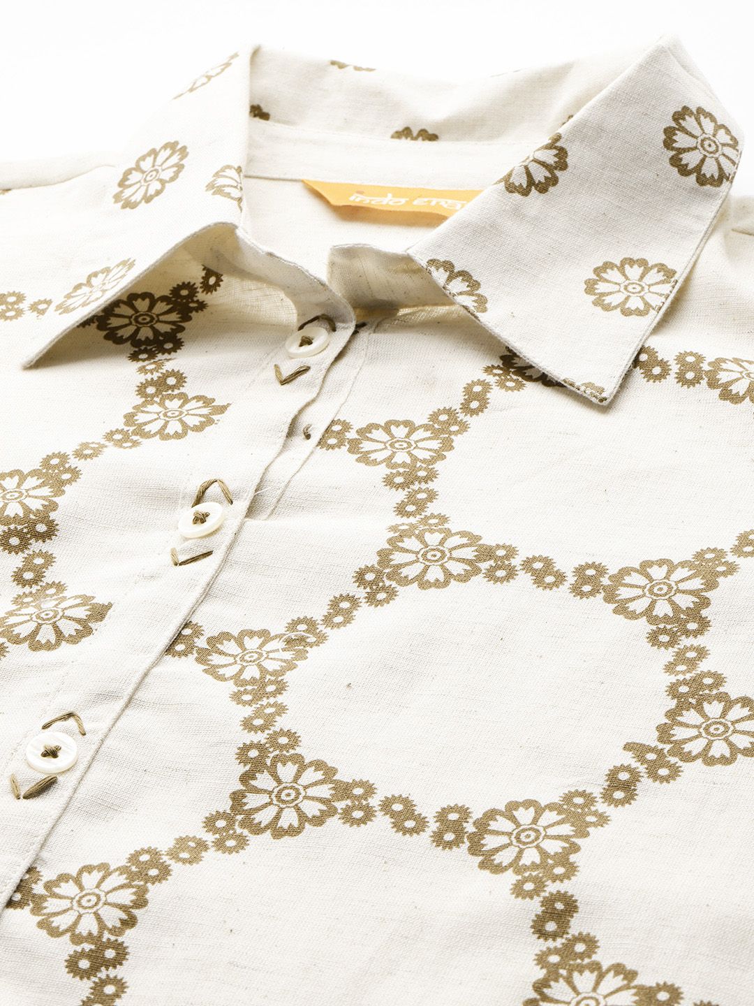 Dhiyona IE Printed Regular Kurta with Trousers
