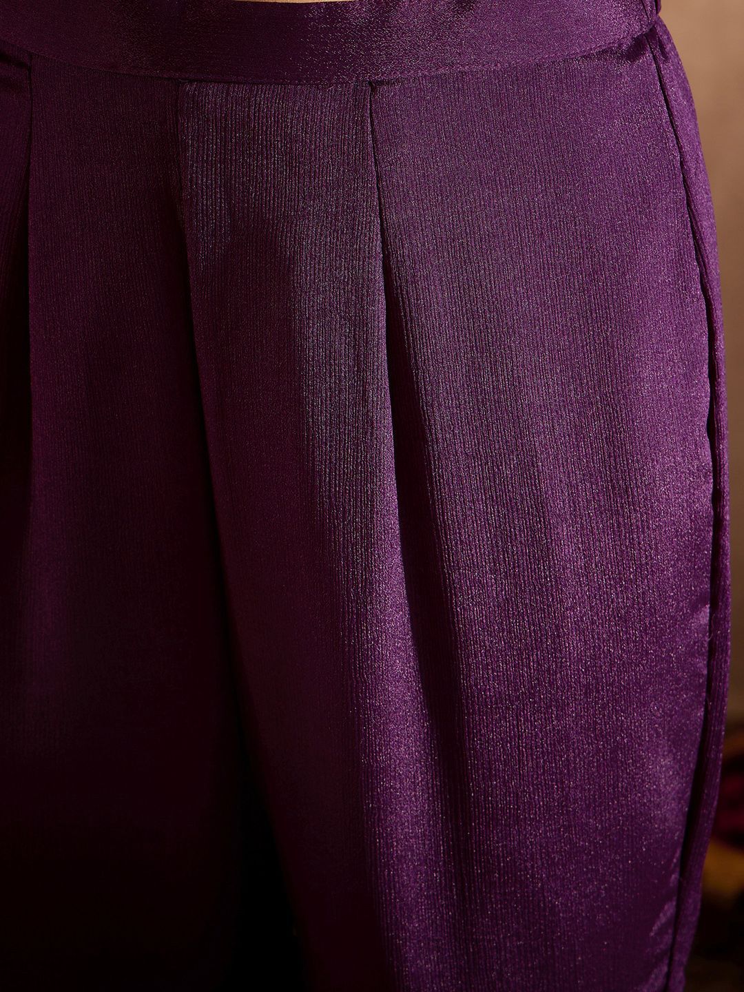 Dhiyona IE Ethnic Motifs Embroidered Sequinned Straight Kurta With Sharara & Dupatta