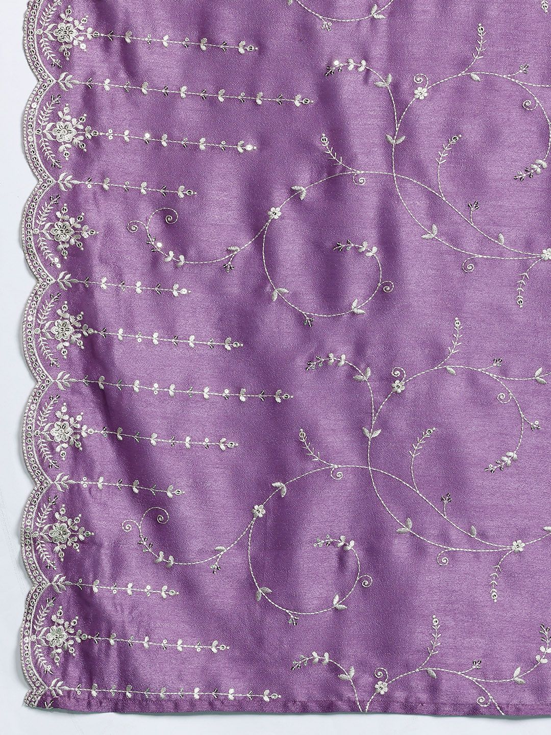 Ethnic Motifs Embroidered Kurta with Trousers & Dupatta