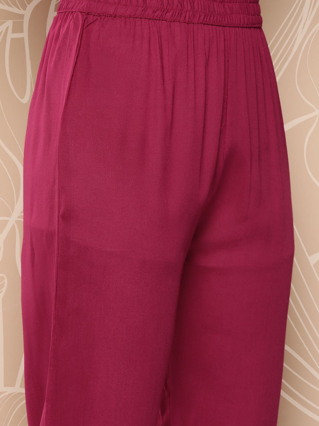 Dhiyona VA Women'sEmbroidered Kurta With Trousers & Dupatta