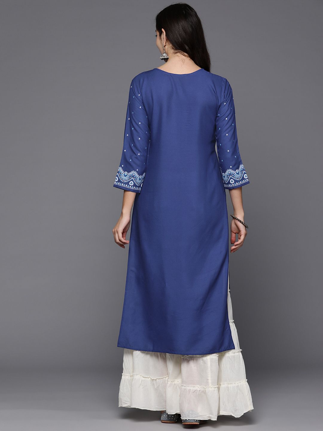 Dhiyona IE Pack Of 2 Ethnic Motifs Printed Kurta