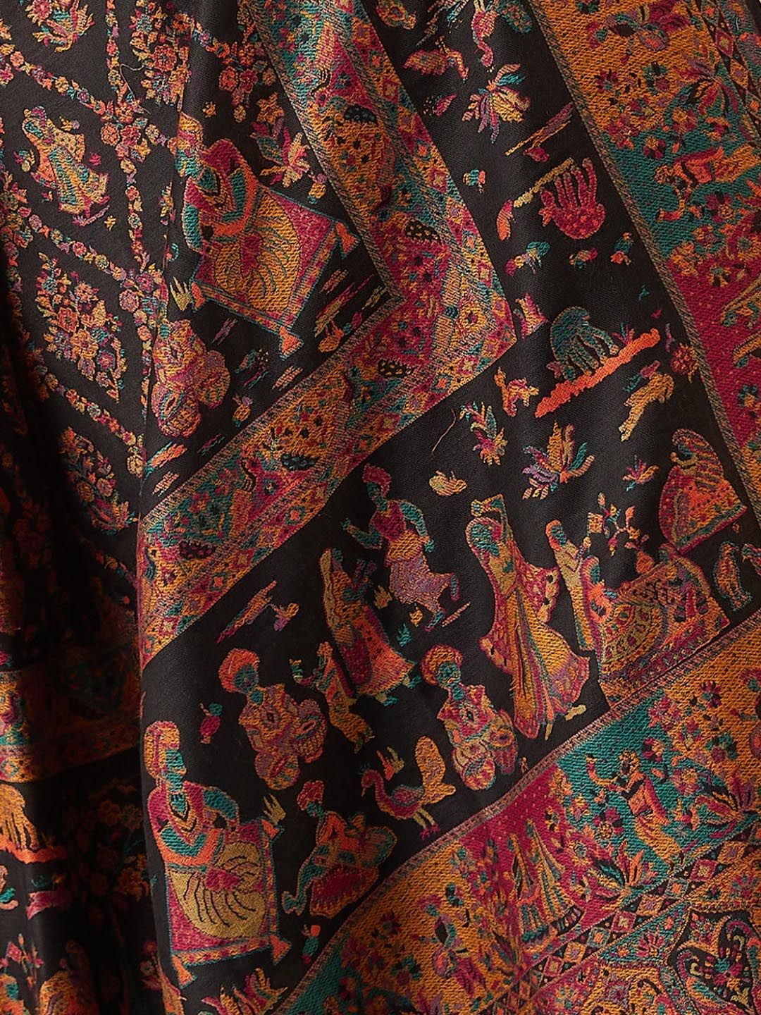 Dhiyona PA Women Paisley Woven Design Shawl