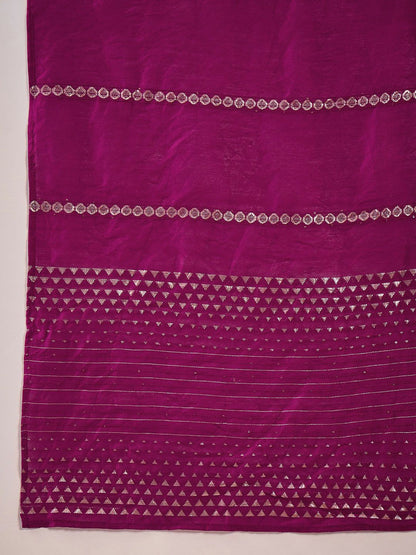 Dhiyona SN Women's Floral Embroidered Thread Work Straight Kurta With Trousers & Dupatta