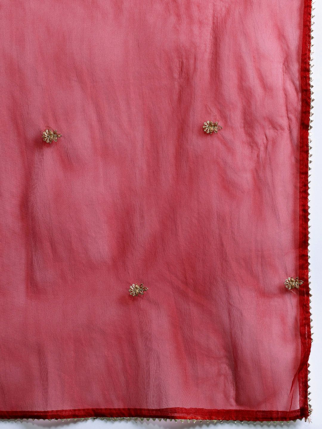 Ethnic Motifs Embroidered Thread Work Kurta With Trousers & Dupatta