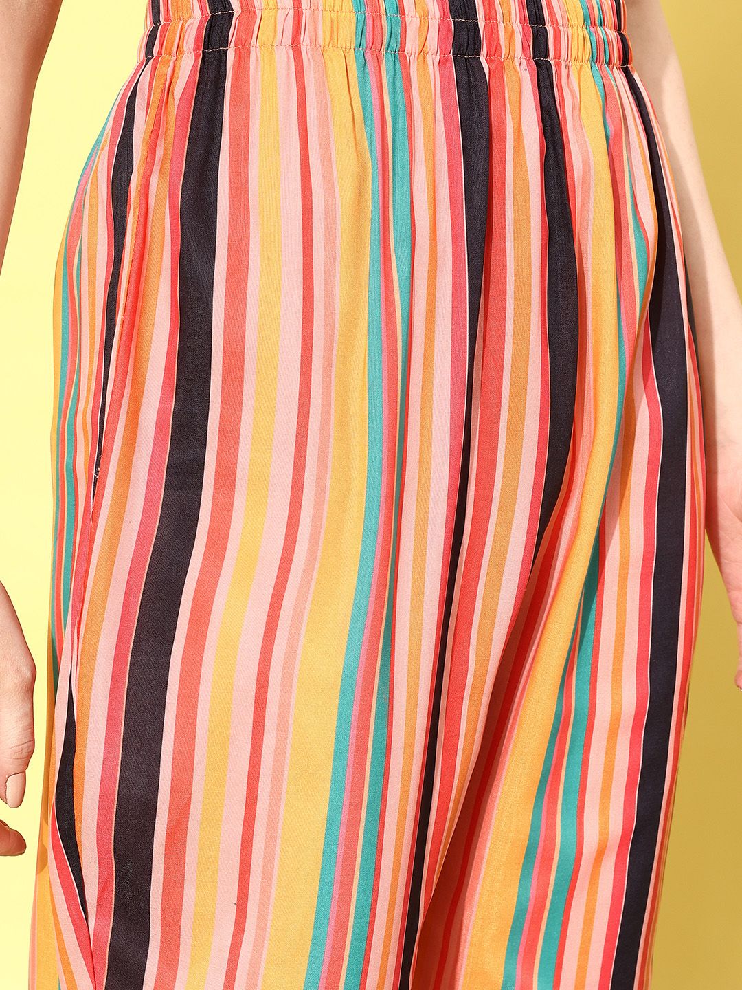 Dhiyona IE Women Printed Shirt with Trousers Co-Ords