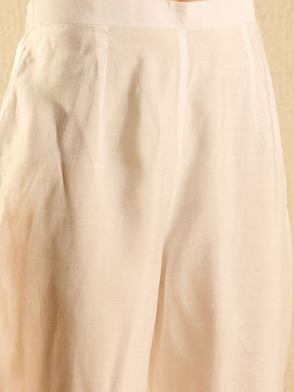 Women Floral Embroidered Regular Thread Work Kurta with Trousers & With Dupatta