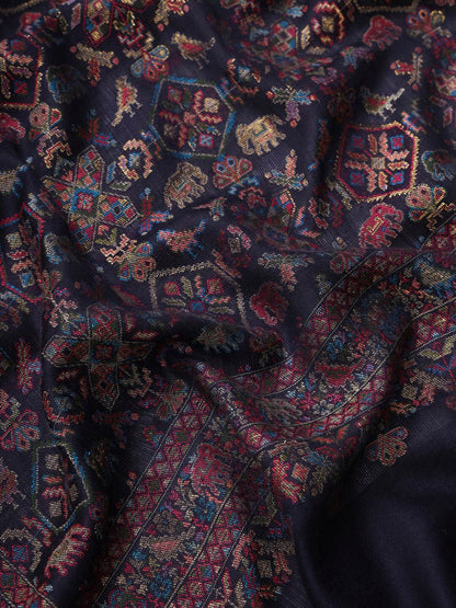 Dhiyona PA Ethnic Motifs Woven Design Shawl