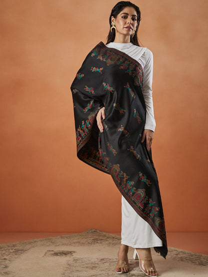 Dhiyona PA Pari Mahal Kaan Ethnic Motifs Woven Design Shawl