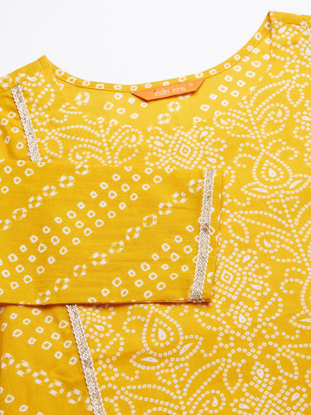 Women Yellow & White Printed Kurta with Trousers & Dupatta