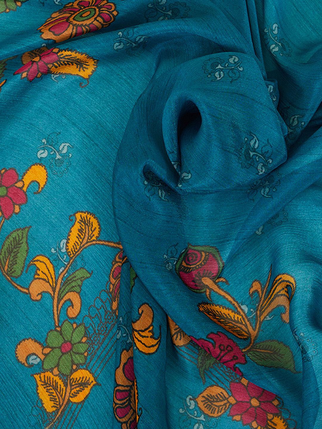Dhiyona SO Women's Women Floral Printed Regular Zardozi Kurta with Trousers & With Dupatta