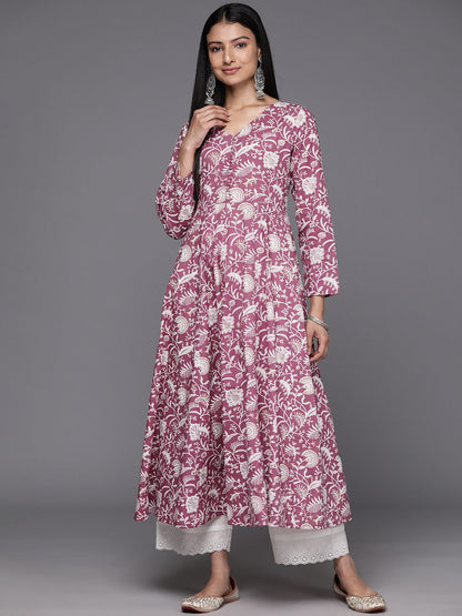 Dhiyona VA Women's Floral Printed Cotton Kurta