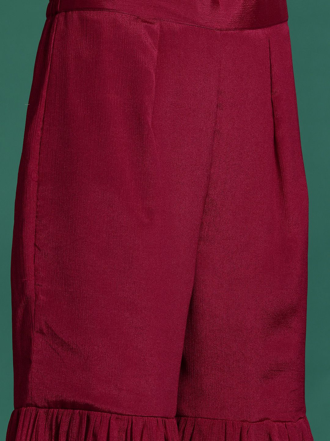Dhiyona IE Ethnic Motifs Embroidered Kurta with Sharara & Dupatta