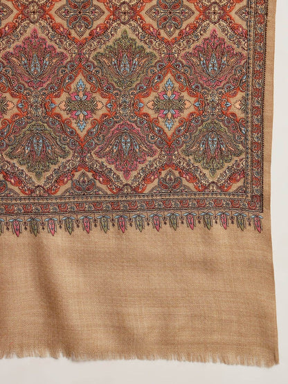 Dhiyona PA Paisley Embroidered Woollen Silk Shawl
