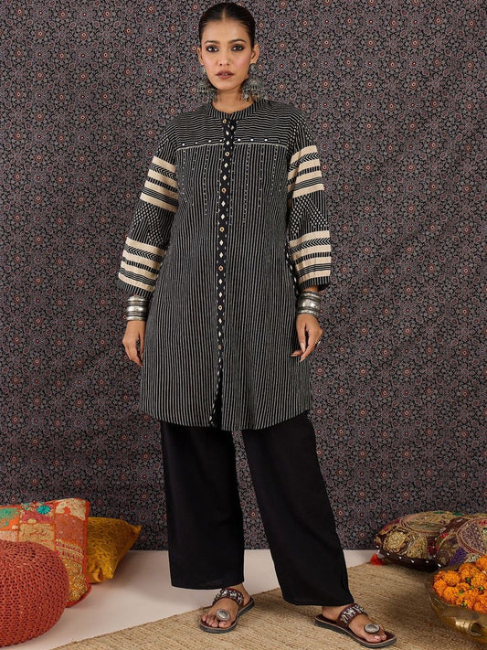 Women Printed Regular Pure Cotton Kurta with Trousers