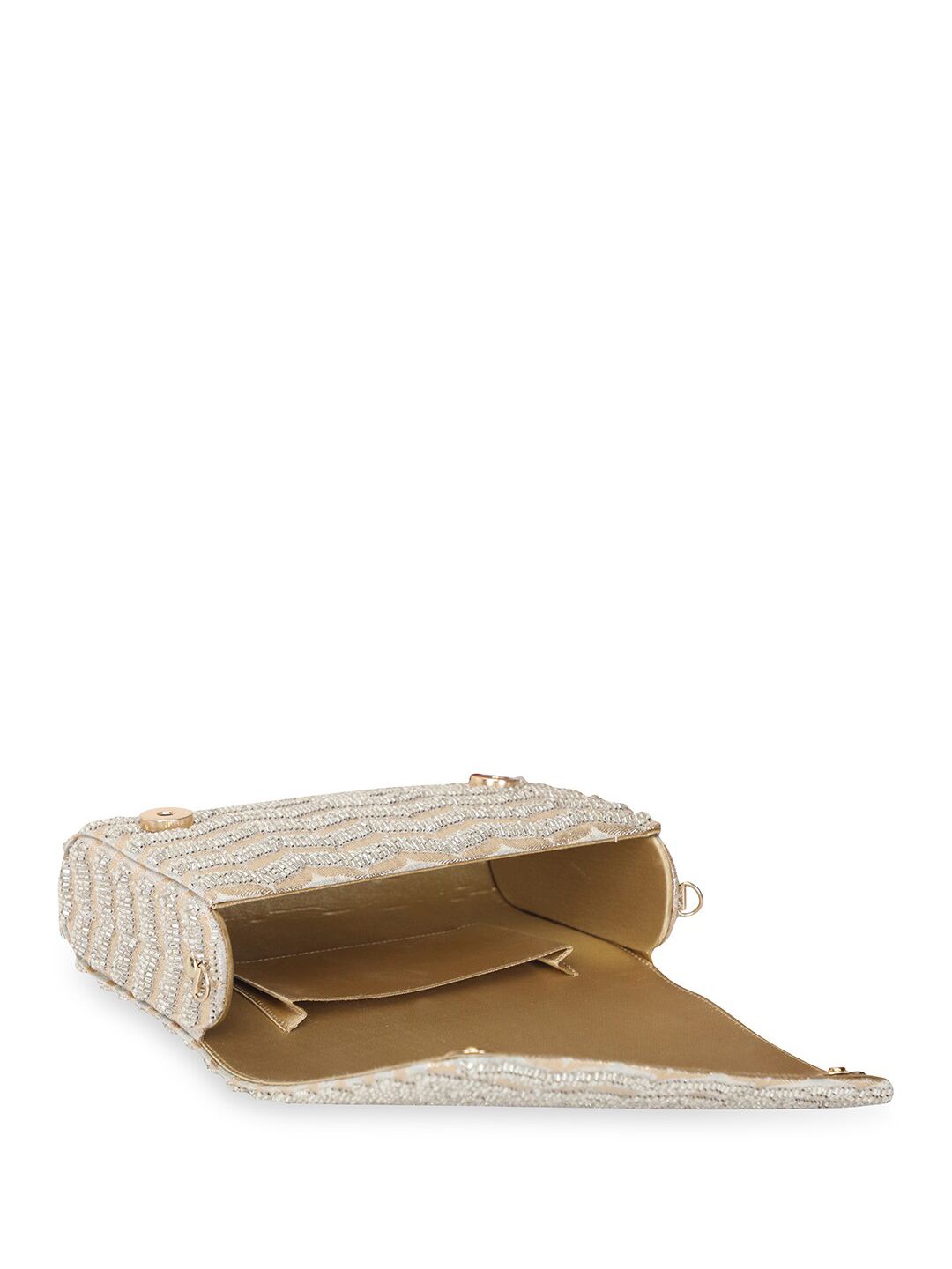 Dhiyona NR Embroidered Foldover Clutch
