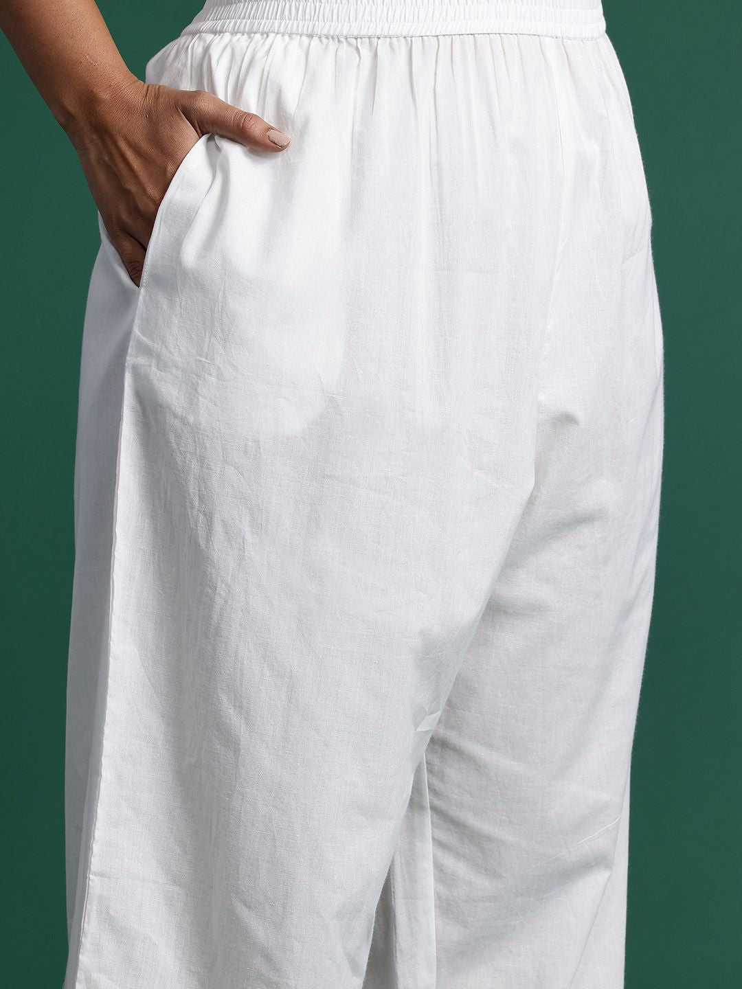 Dhiyona IE Ethnic Motifs Embroidered Kurta with Trousers & Dupatta