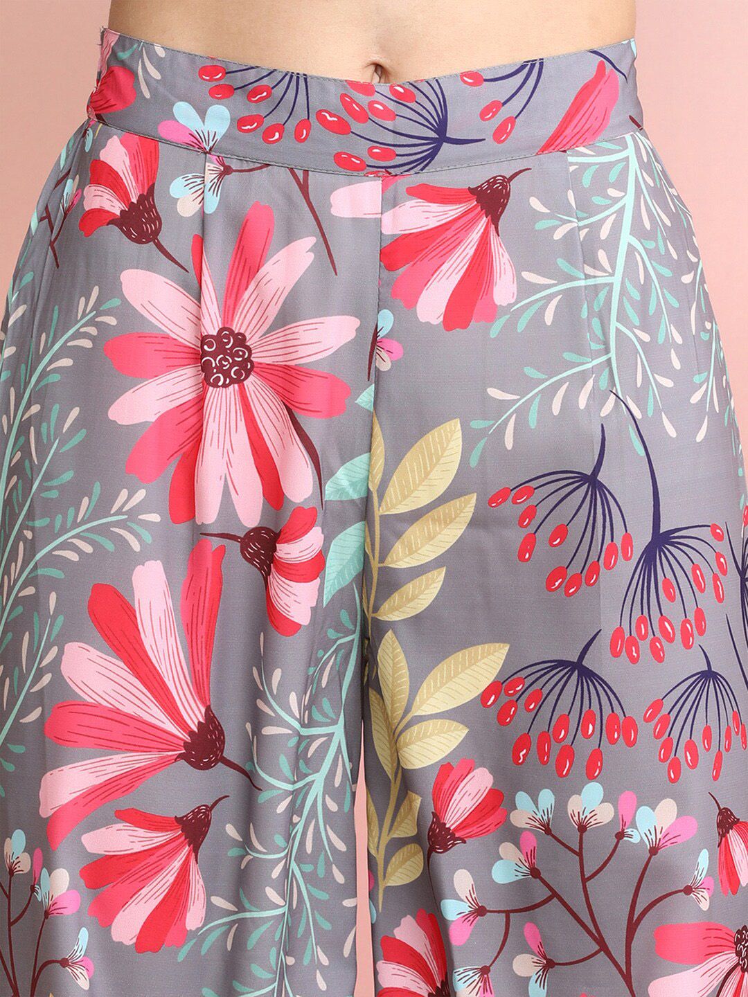 Dhiyona IE Printed Shirt With Palazzo Co-Ords