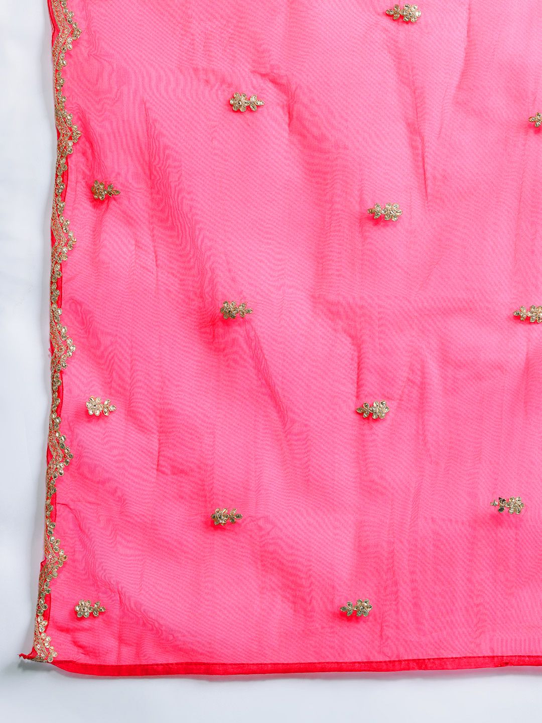 Ethnic Motifs Embroidered Sequinned Kurta With Trousers & Dupatta