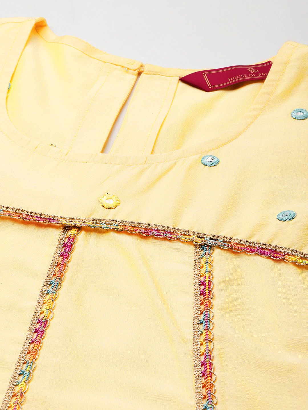 Dhiyona PD Women Jashn Empire Gotta Patti Kurta with Churidar & Dupatta