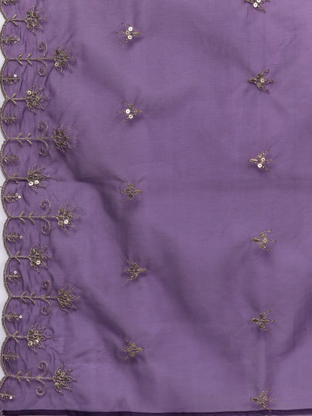 Dhiyona IE Women Floral Yoke Design Regular Kurta with Trousers & With Dupatta