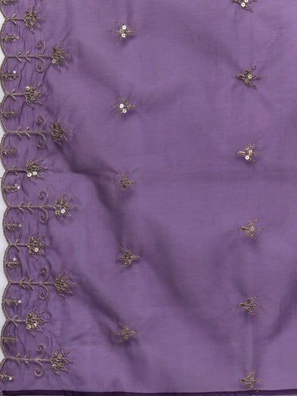 Dhiyona IE Women Floral Yoke Design Regular Kurta with Trousers & With Dupatta