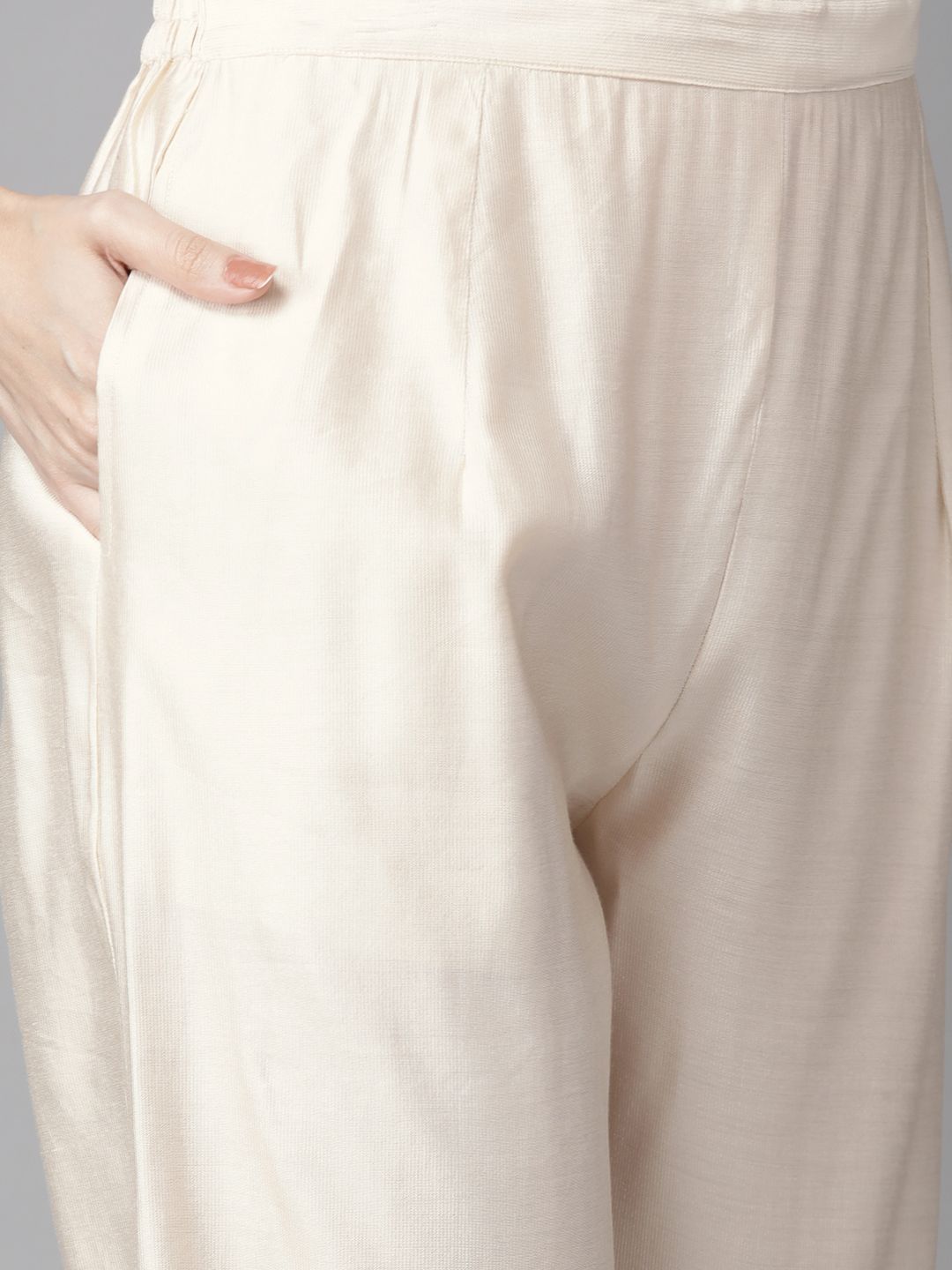 Women Yoke Design Straight Kurta and Palazzo With Dupatta