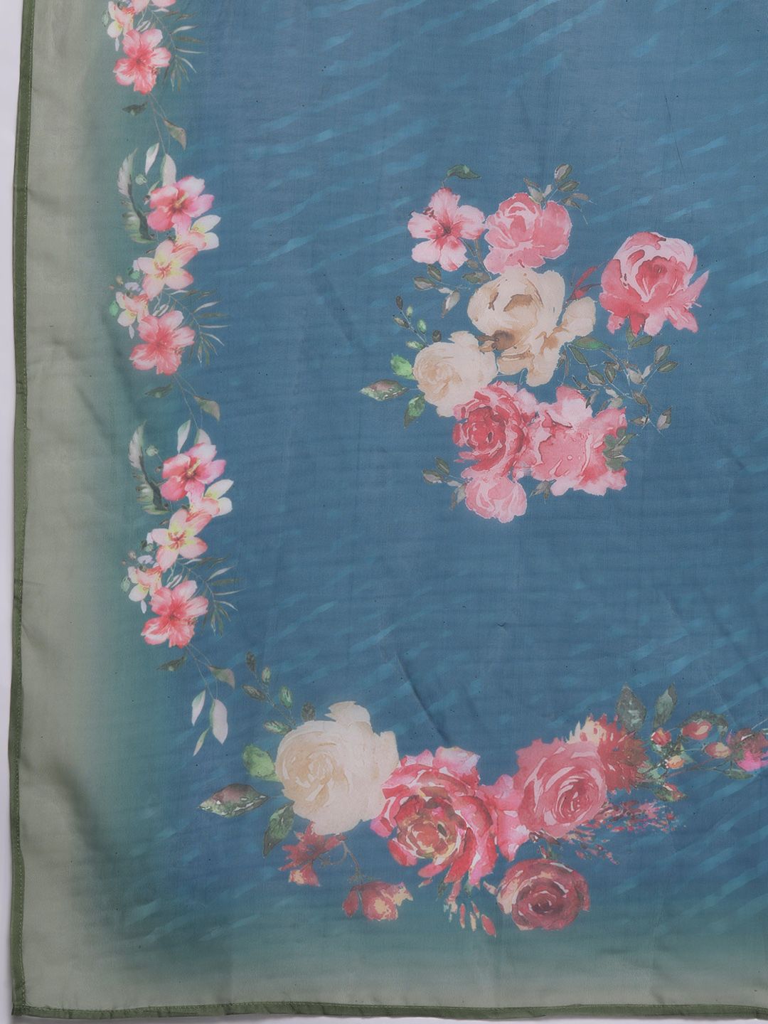 Women Floral Embroidered Regular Thread Work Kurta with Trousers & With Dupatta