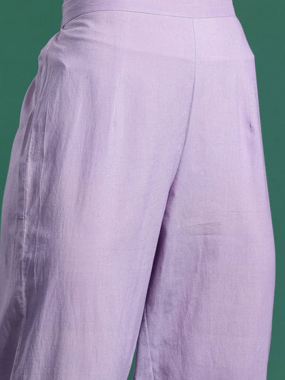 Floral Printed Regular Pure Cotton Kurta with Trousers & Dupatta