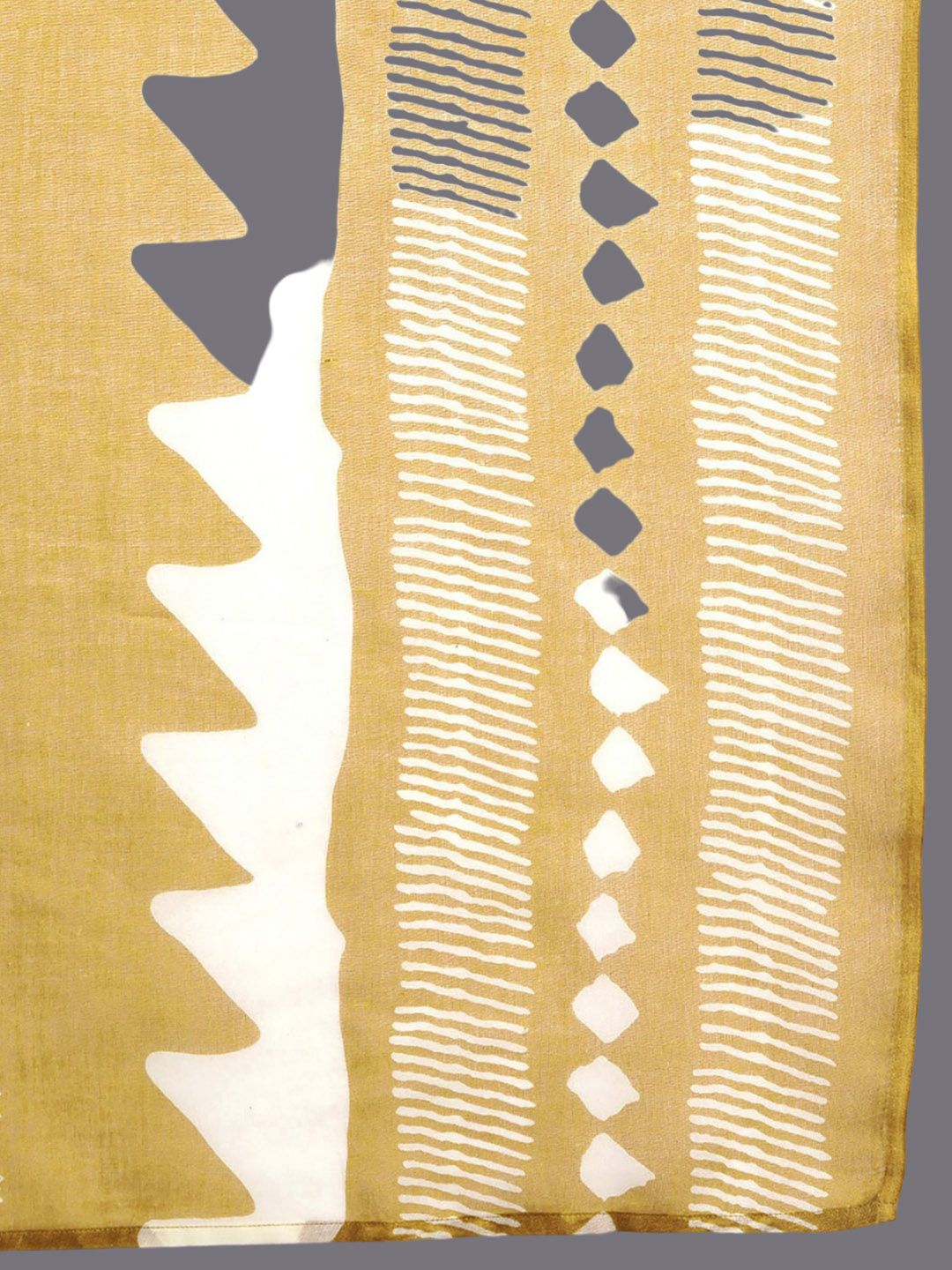 Dhiyona IE Women Ethnic Motifs Printed Regular Thread Work Pure Cotton Kurta with Trousers & With Dupatta