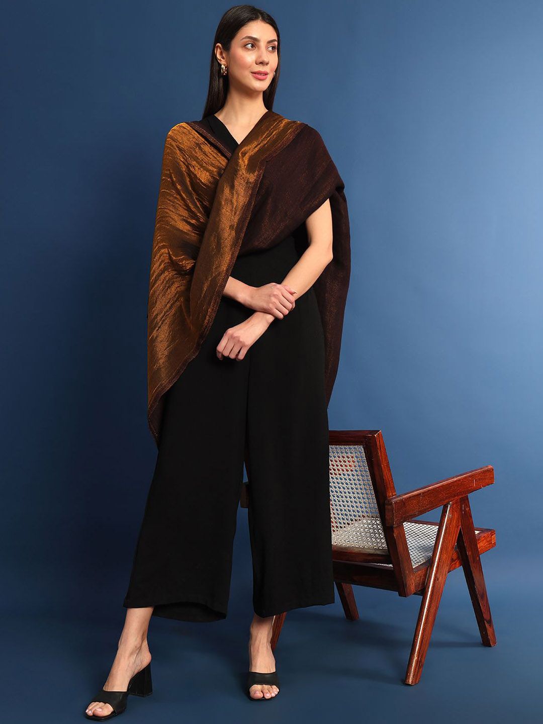 Dhiyona PA Woven Design Woollen Shawl