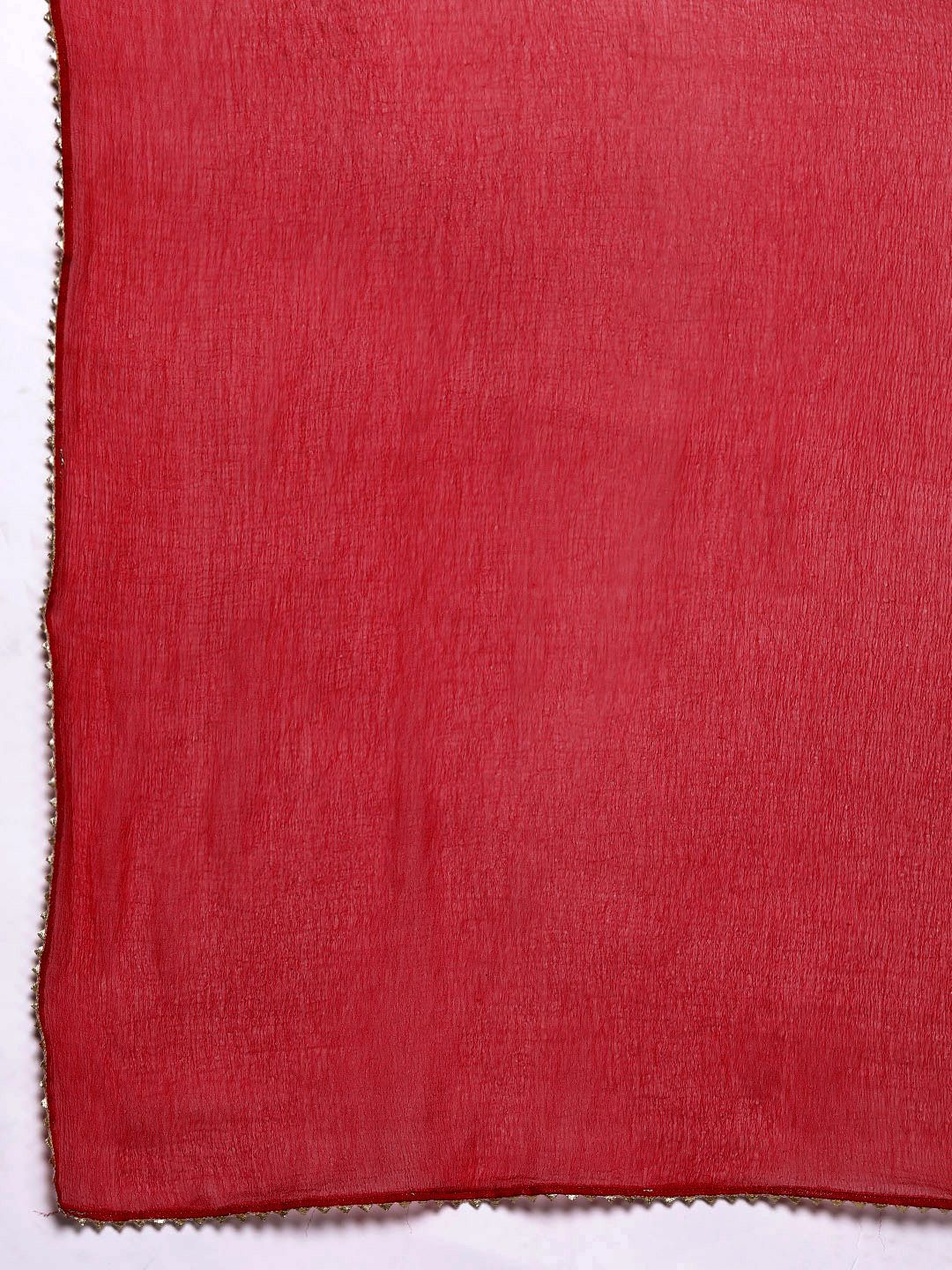 Dhiyona VA Women's Leheriya Printed Regular Sequinned Kurta with Trousers & With Dupatta