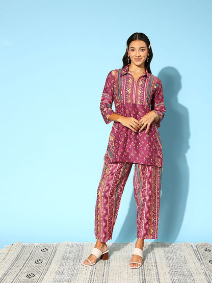 Dhiyona IE Women Floral Printed Co-Ords Set