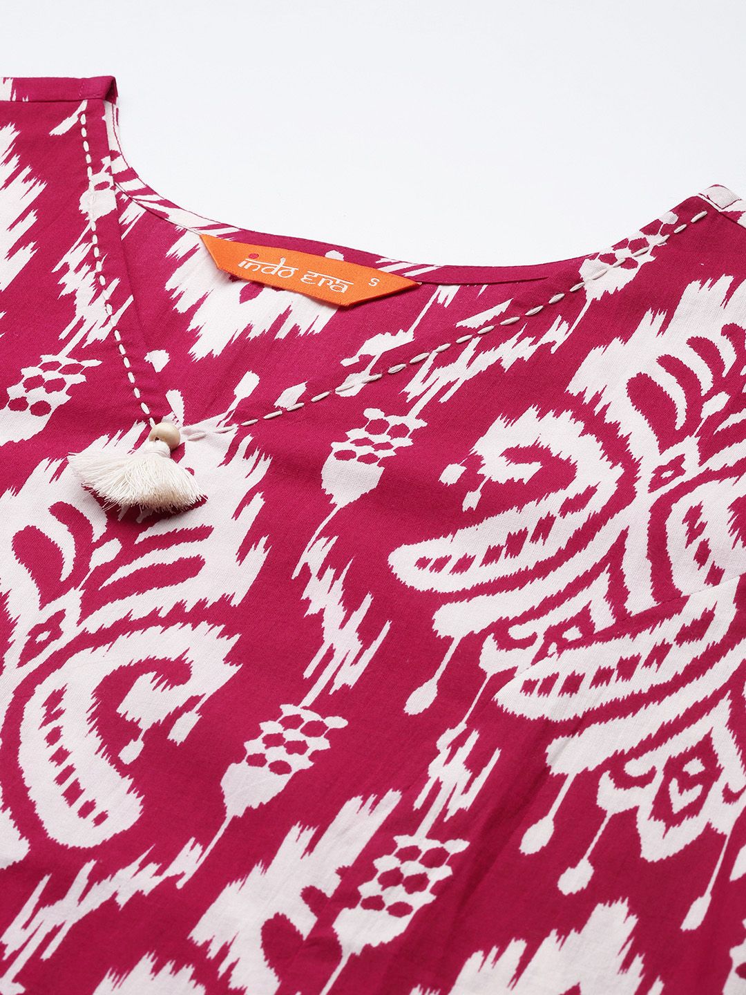 Women Ethnic Motifs Printed Pure Cotton Kurta with Trousers