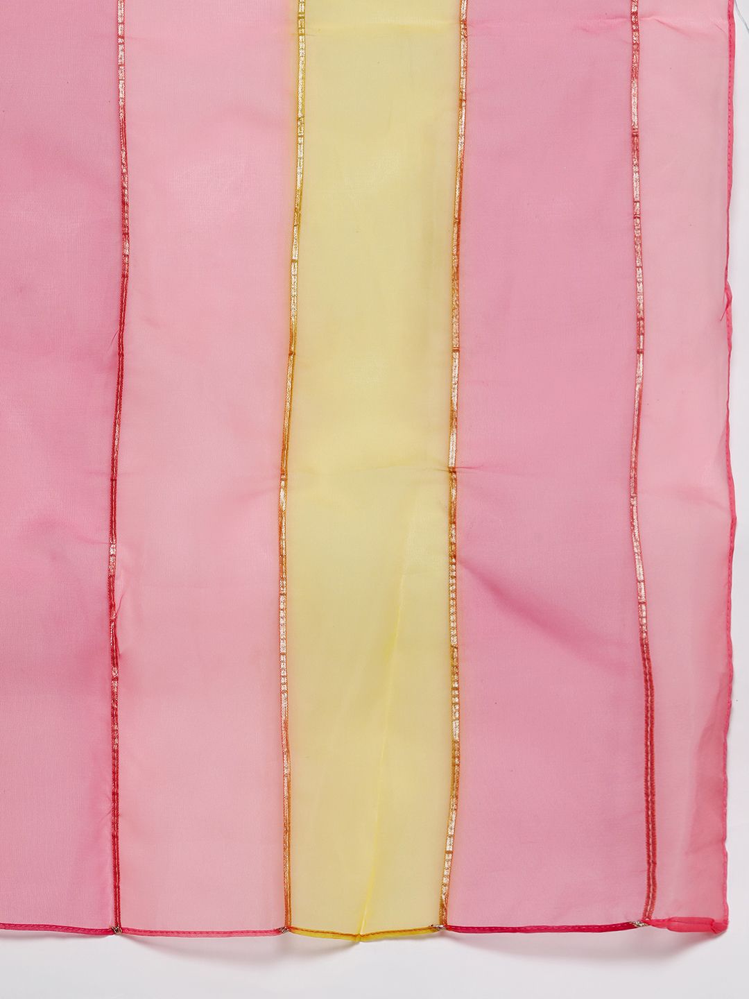 Dhiyona VA Women's Yellow Ethnic Motifs Embroidered Beads and Stones Kurta with Trousers & With Dupatta