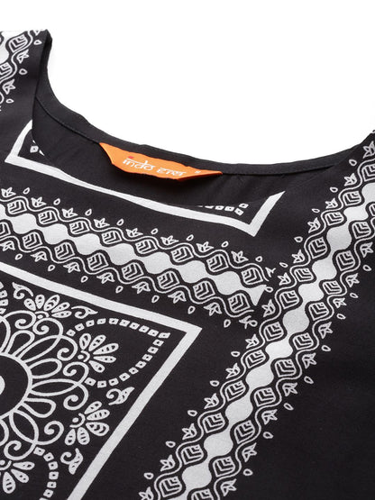 Floral Printed Regular Kurta with Trousers