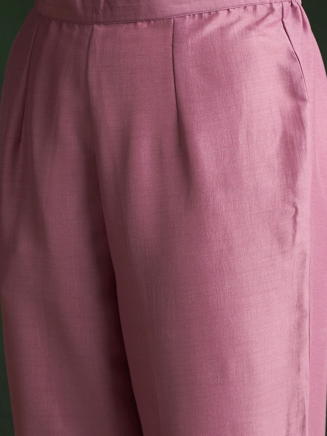 Ethnic Motifs Embroidered Thread Work Kurta With Trousers & Dupatta