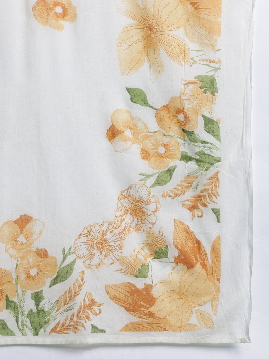 Floral Printed Empire Pure Cotton Kurta with Trousers & Dupatta