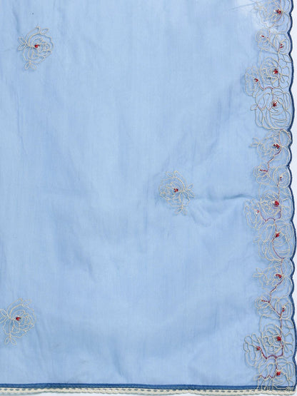 Dhiyona IE Ethnic Motifs Embroidered Kurta with Trousers & Dupatta