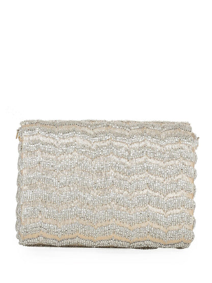 Dhiyona NR Embroidered Foldover Clutch
