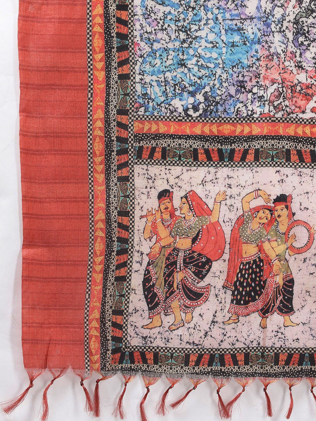 Dhiyona IE A-Line Kurta with Trousers & Indie Printed Dupatta