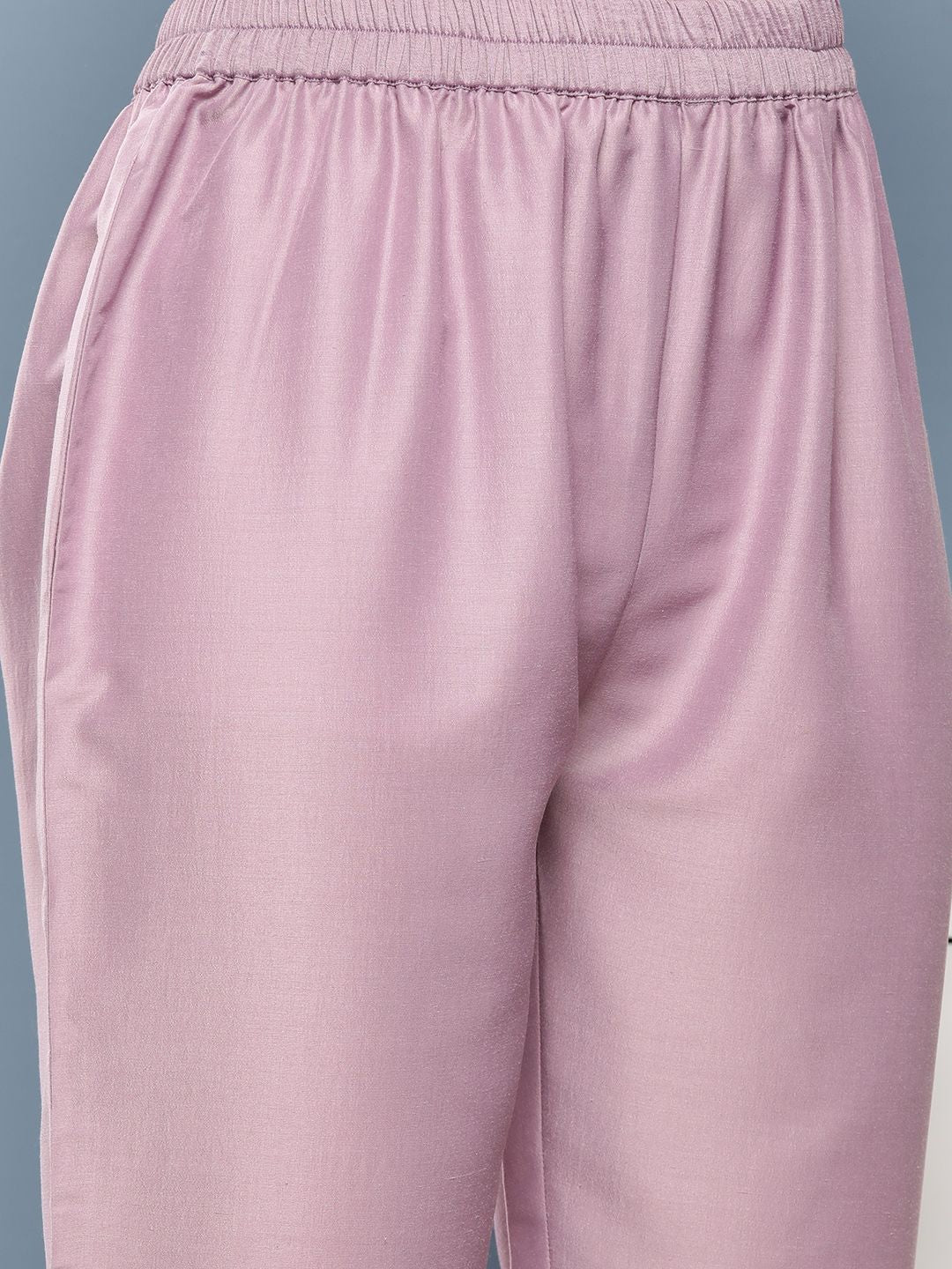 Dhiyona VA Women's Floral Embroidered Sequinned Kurta With Trousers & Dupatta