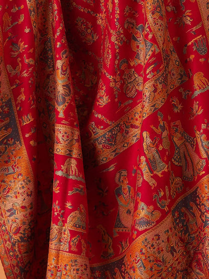 Dhiyona PA Women Ethnic Motifs Woven Design Shawl
