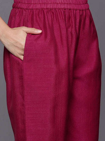 Dhiyona VA Women's Regular Gotta Patti Kurta with Trousers & With Dupatta