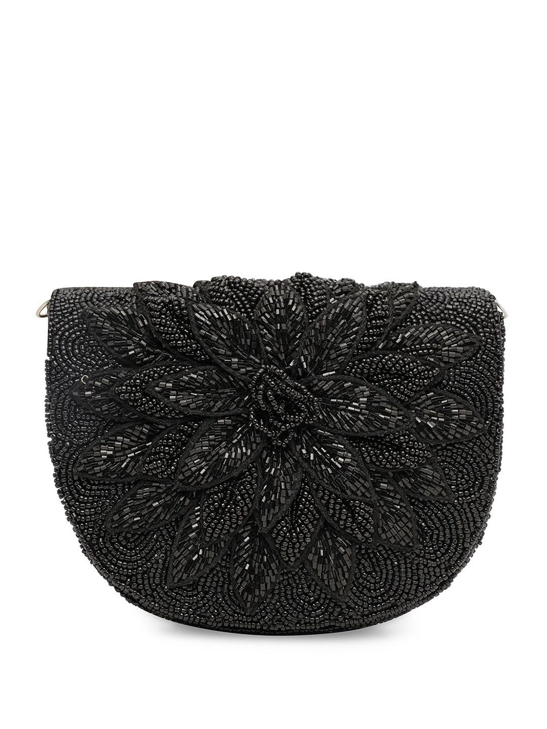 Dhiyona NR Embroidered Foldover Clutch