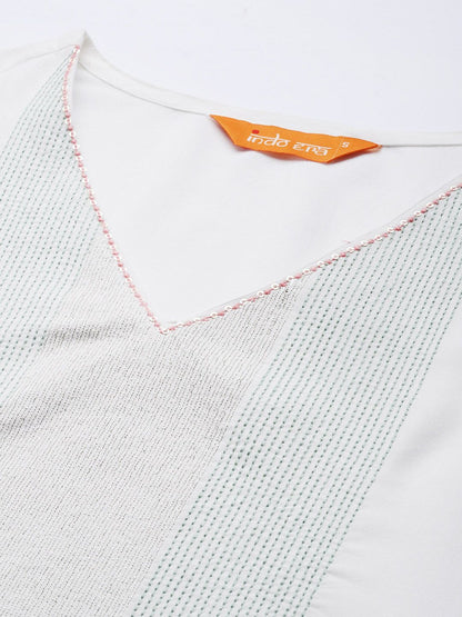 Dhiyona IE Embroidered Thread Work Kurta