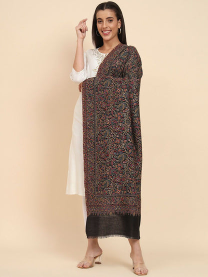 Dhiyona PA Floral Kaani Woven Design Shawl