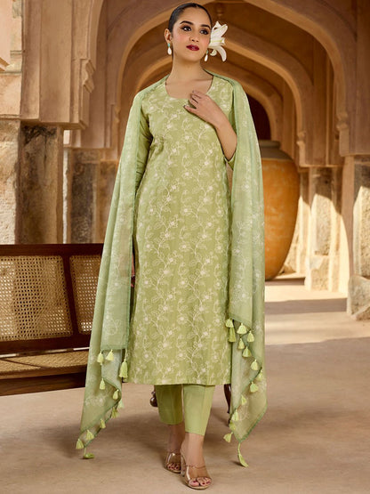 Dhiyona WP Women Embroidered Pure Cotton Suit Set 4220