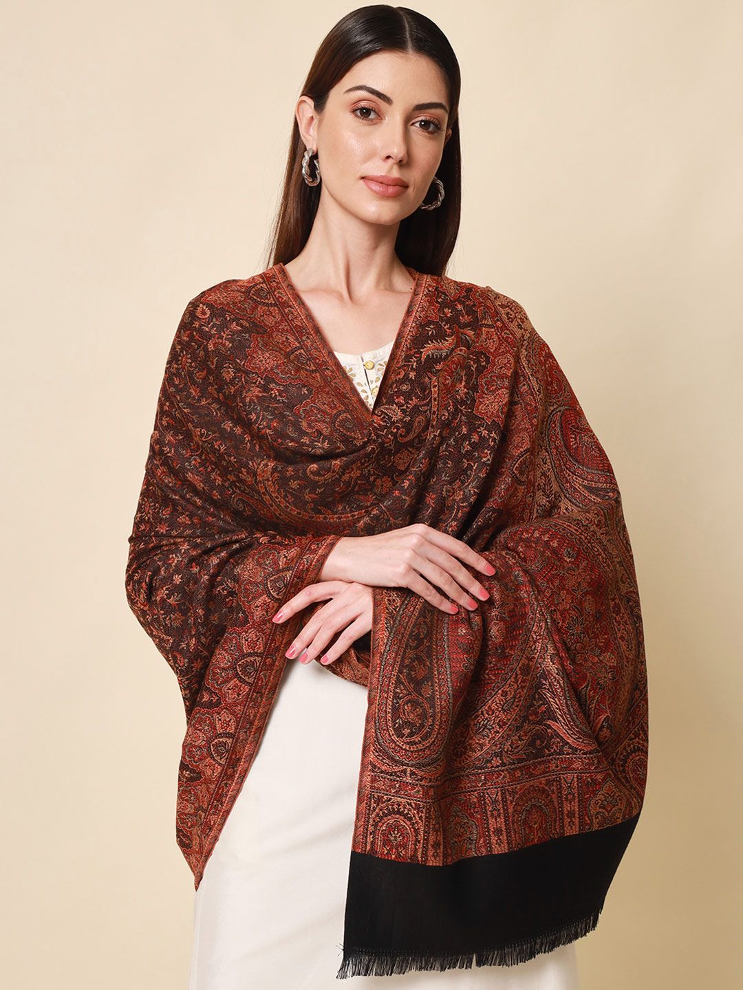 Dhiyona PA Jamawar Woven Design shawl for women