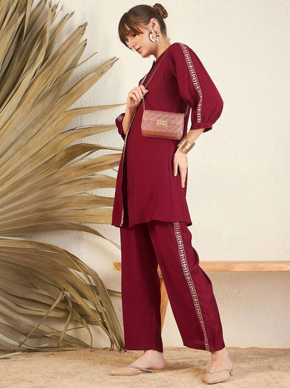 Dhiyona IE Top With Trousers Co-Ords