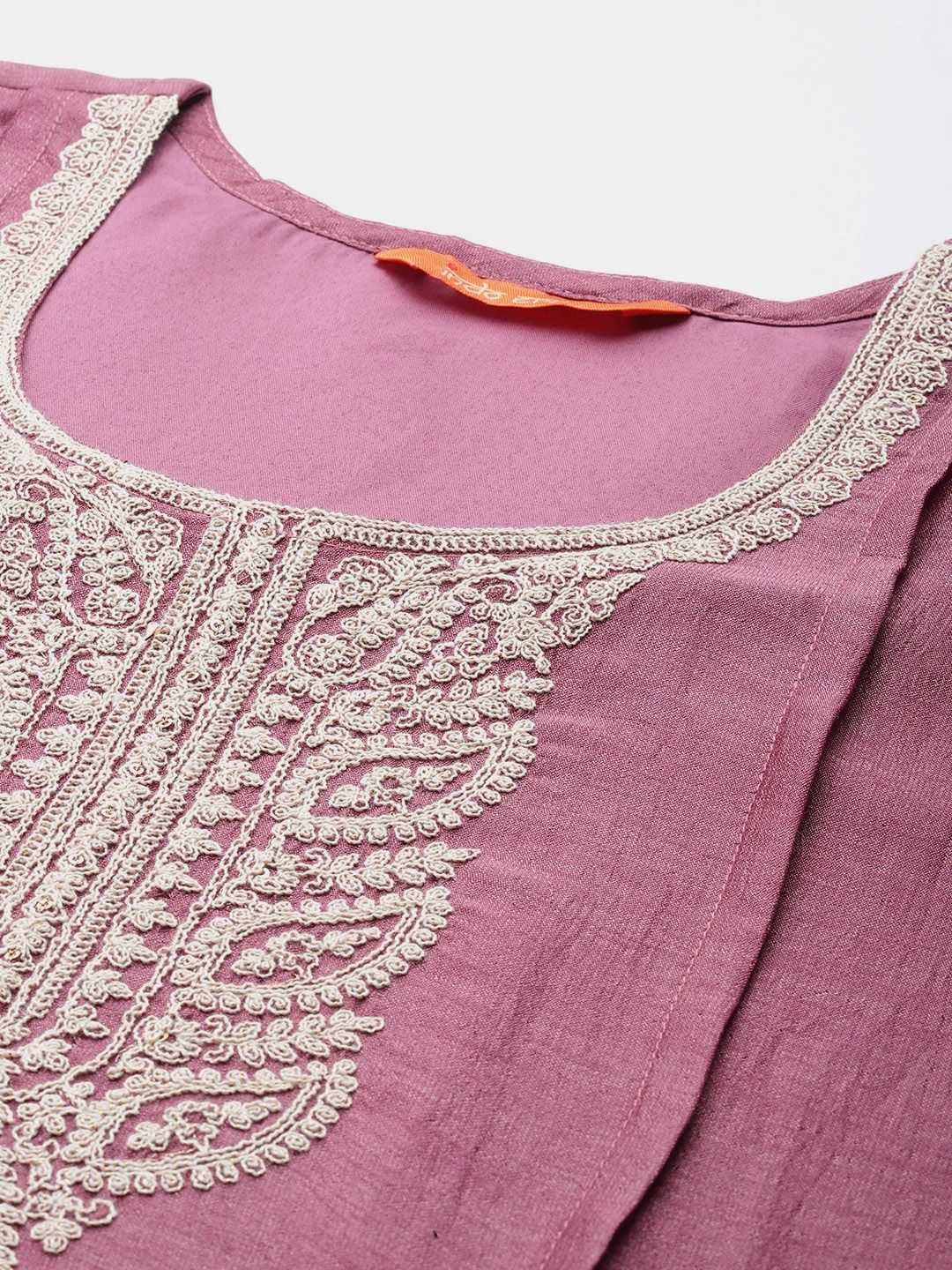 Dhiyona IE Women Embroidered Regular Sequined Kurta with Trousers & Dupatta